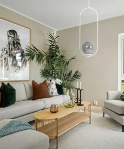 Shop Sklep Kaja Lampa wisząca elipsa z kloszem w kolorze grafitu K-5302 z serii ARLENA