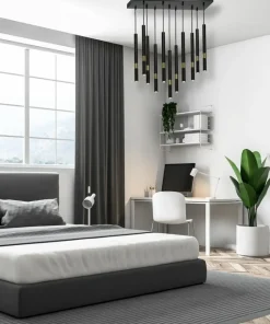 Store Sklep Kaja Lampa wisząca idealna do jadalni lub salonu MLP6386 z serii MONZA | Kaja Oświetl