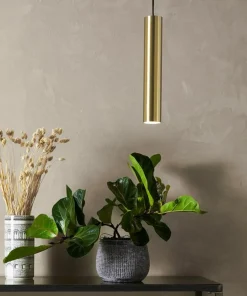 Best Sale Sklep Kaja Lampa wisząca kolor szczotkowanego mosiądzu 107880 | Kaja Oświetlenie