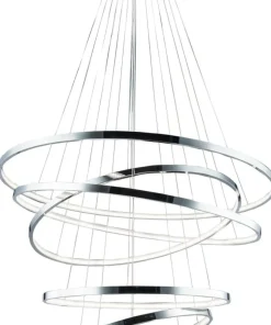Online Sklep Kaja Lampa wisząca LED do wysokiego wnętrza AZ2990 WHEEL LONG DIMM | Kaja chrom