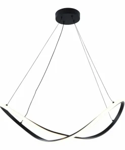 Best Sale Sklep Kaja Lampa wisząca LED o nieregularnym kształcie 19600P-BK ERDA | Kaja