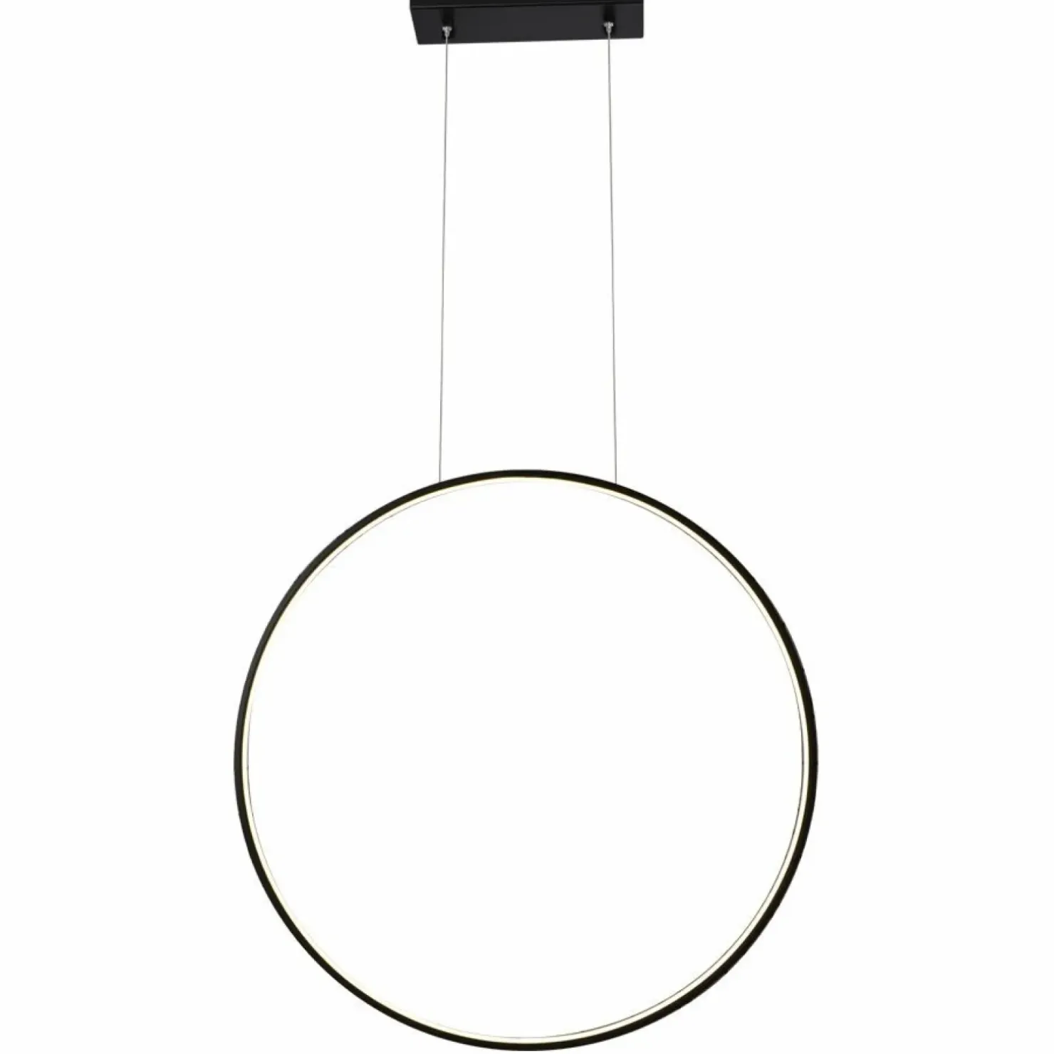 Cheap Sklep Kaja Lampa wisząca LED, pionowa obręcz ⌀87cm 3000K ANT 5310 AGARO | Kaja