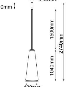 Shop Sklep Kaja Lampa wisząca LED w stylu hotelowym ANT 5052 PONTE | Kaja Oświetlenie