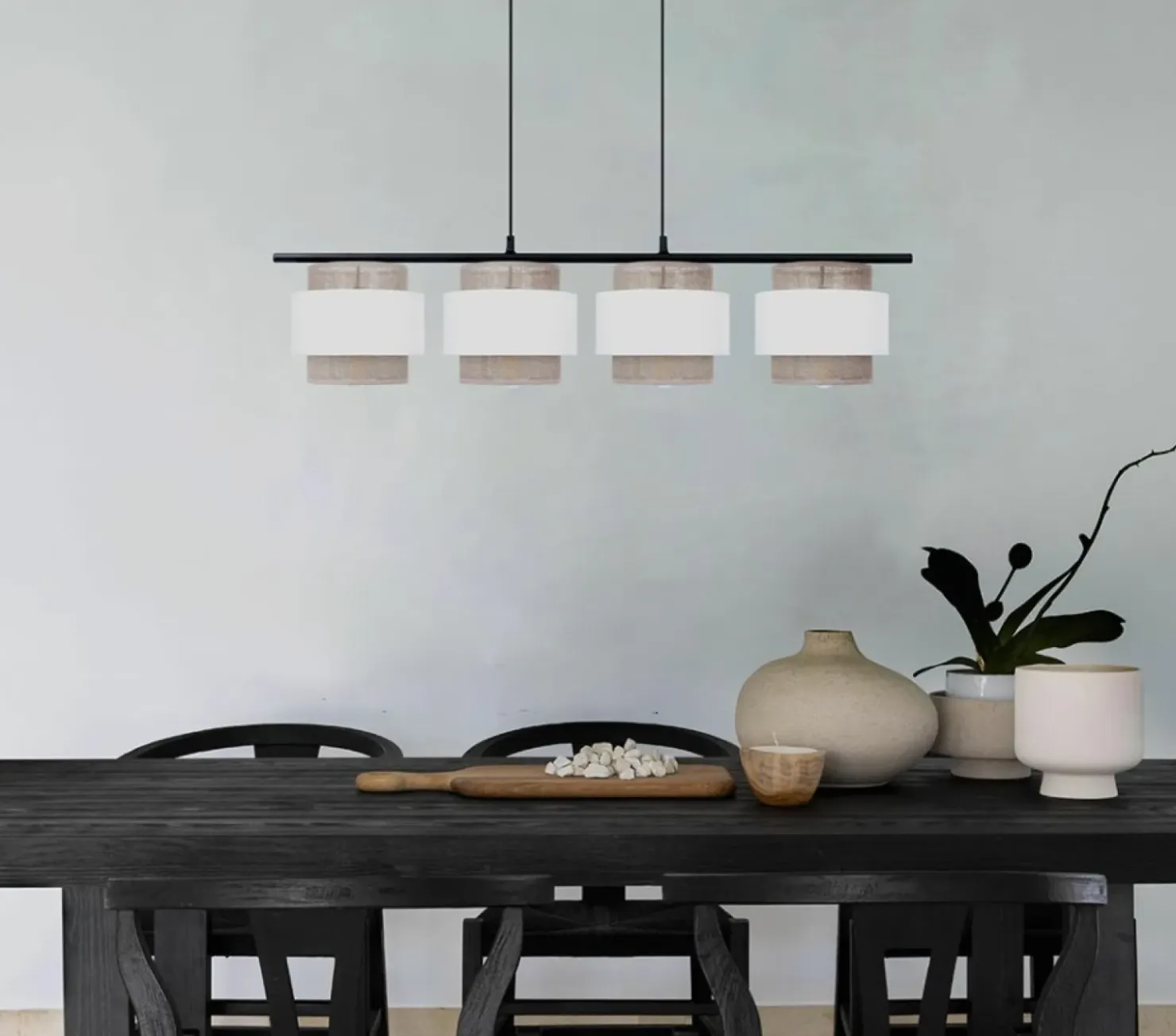 Lampa wisząca na cztery punkty świetlne K-5273 z serii CEZAR*Sklep Kaja Sale
