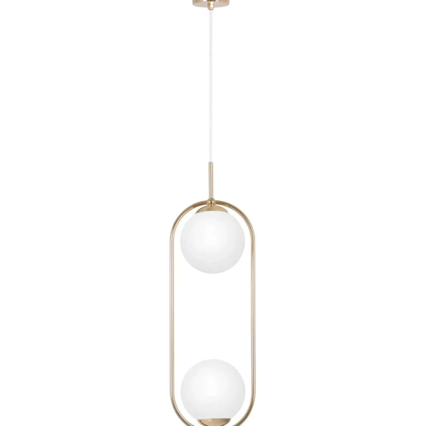 Lampa wisząca na dwie żarówki, złoty kolor K-5392 z serii RITUS*Sklep Kaja Outlet