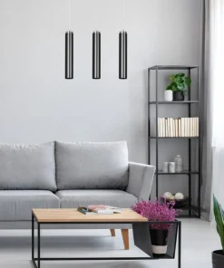 Outlet Sklep Kaja Lampa wisząca na listwie w kształcie tuby 956/3 | Kaja Oświetlenie