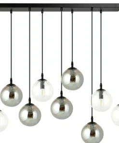 Discount Sklep Kaja Lampa wisząca na listwie z 9 kloszami 714/9M2 | Kaja Oświetlenie