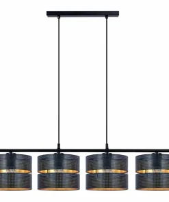 Lampa wisząca na listwie z ozdobnymi abażurami K-5223 z serii ZIMBO*Sklep Kaja Discount
