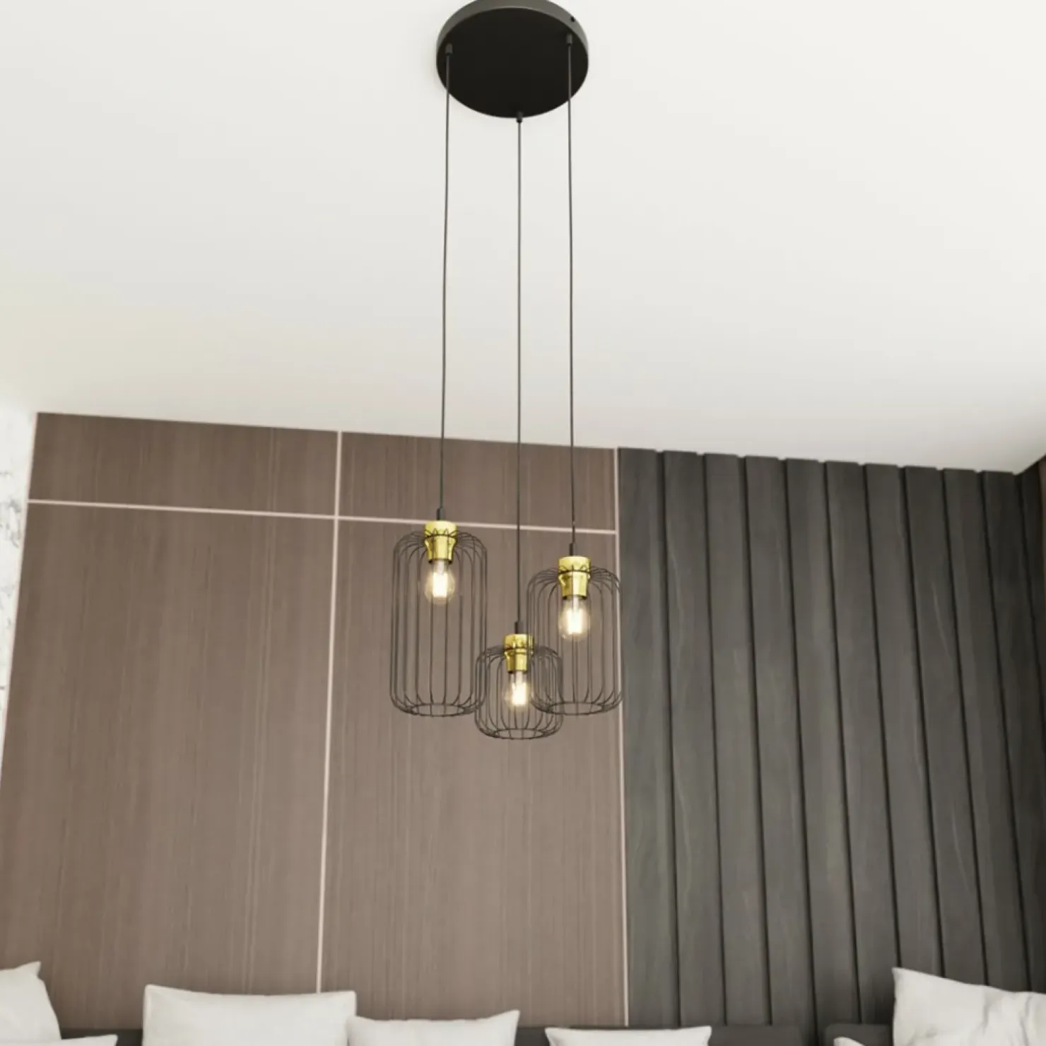 Hot Sklep Kaja Lampa wisząca na okrągłej podstawie 1364/3PREM z serii VANDER