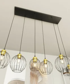 Flash Sale Sklep Kaja Lampa wisząca na podłużnej podstawie, 6xE27 1368/6 z serii NANDO