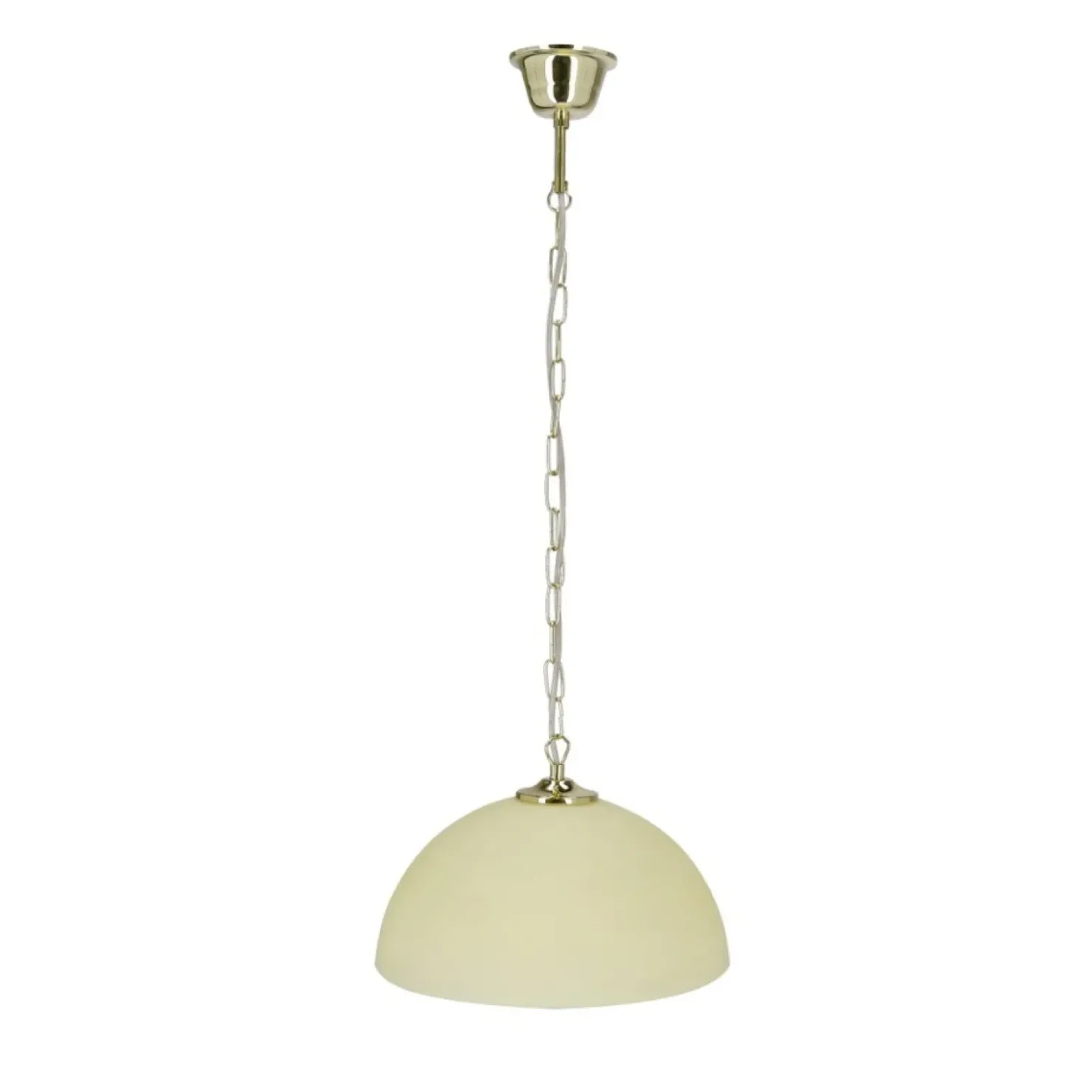 Lampa wisząca na złotym łańcuszku, z kloszem 31-16300 z serii TREZZA*Sklep Kaja Clearance