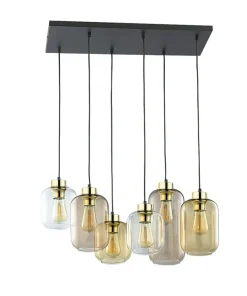 Best Sale Sklep Kaja Lampa wisząca nad stół w salonie TK 3176 MARCO BROWN | Kaja