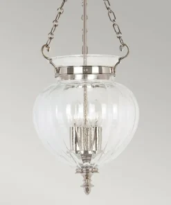 Lampa wisząca, niezwykły kształt FP-P-M-POL-NCKL z serii FINSBURY PARK*Sklep Kaja Best Sale