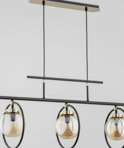 Best Sale Sklep Kaja Lampa wisząca o niebanalnej formie, czarno-złota AL 62196 | Kaja
