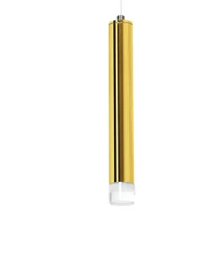 Shop Sklep Kaja Lampa wisząca, pięć tub, oświetlenie ledowe ML5715 z serii GOLDIE | Kaja Oświetl złoty
