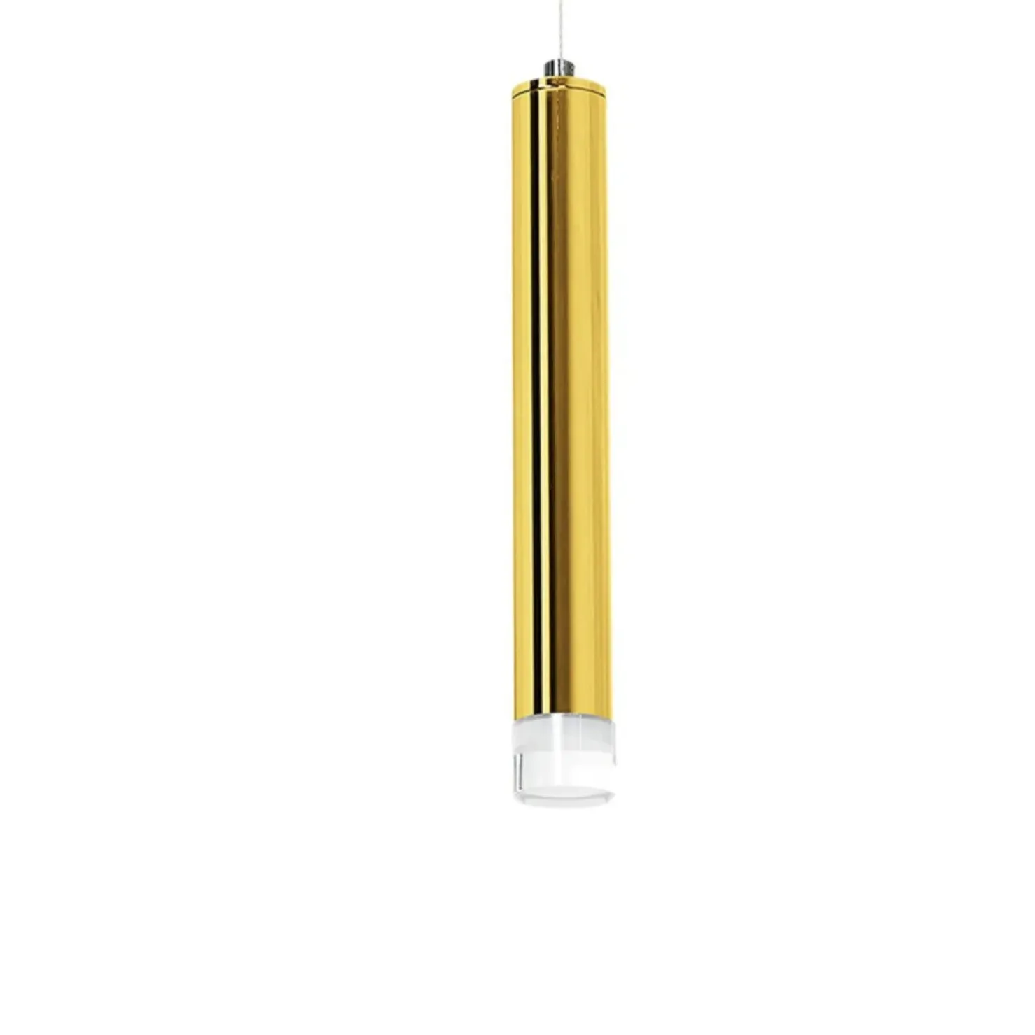 Shop Sklep Kaja Lampa wisząca, pięć tub, oświetlenie ledowe ML5715 z serii GOLDIE | Kaja Oświetl złoty