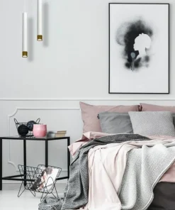 Shop Sklep Kaja Lampa wisząca, pojedyncza, biało-złota MLP6235 z serii DANI | Kaja Oświetlenie