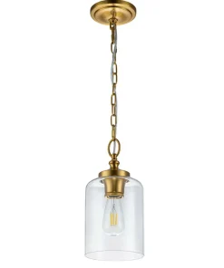 Lampa wisząca regulowana, mosiądz FE-HOUNSLOW-P-BB z serii HOUNSLOW*Sklep Kaja Best Sale