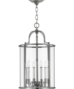 Lampa wisząca, sześć źródeł światła HK-GENTRY-P-L-PW z serii GENTRY*Sklep Kaja Hot