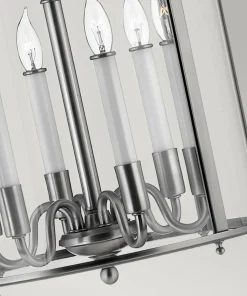 Lampa wisząca, sześć źródeł światła HK-GENTRY-P-L-PW z serii GENTRY*Sklep Kaja Hot
