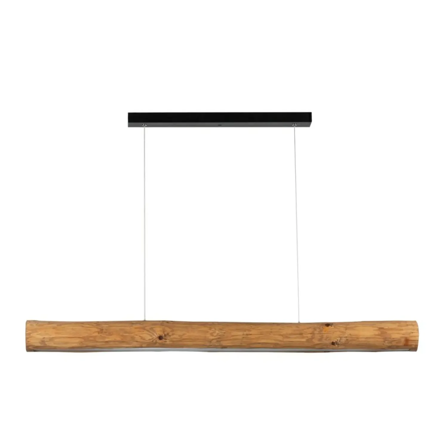 Fashion Sklep Kaja Lampa wisząca szeroka drewniana LED 115cm 69680104 LUCAS | Kaja