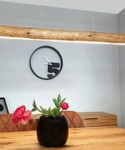 Fashion Sklep Kaja Lampa wisząca szeroka drewniana LED 115cm 69680104 LUCAS | Kaja