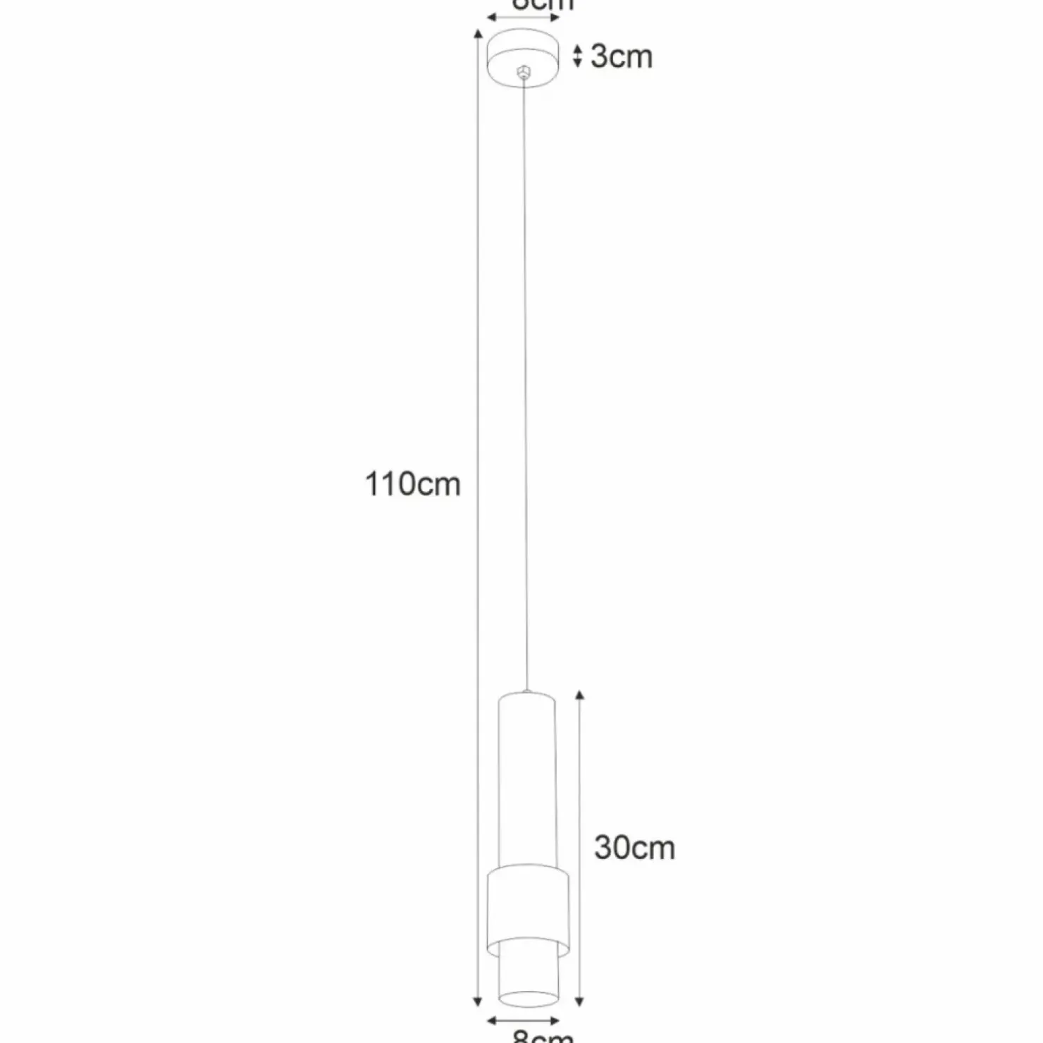 Clearance Sklep Kaja Lampa wisząca tuba w stylu industrialnym K-4713 NIKOS | Kaja
