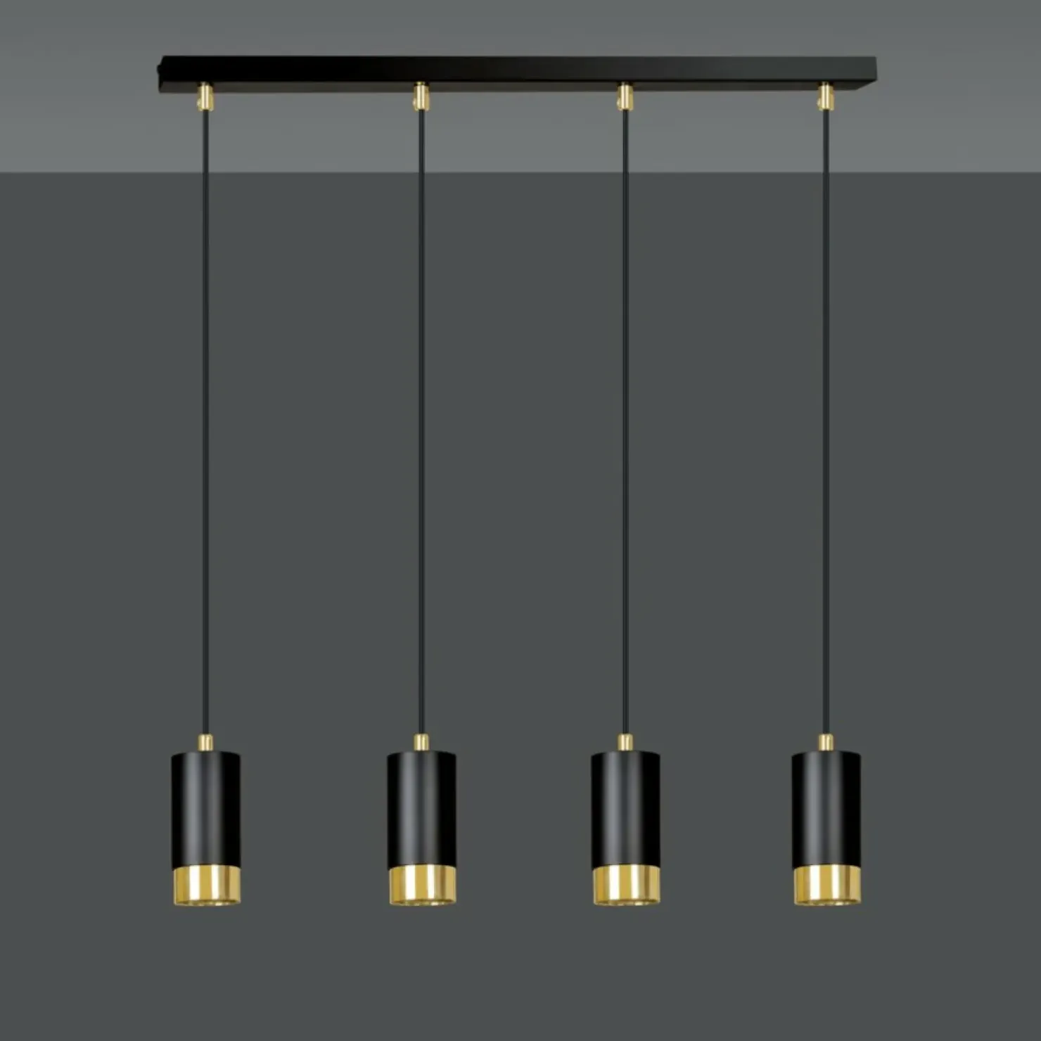 Flash Sale Sklep Kaja Lampa wisząca typu listwa z czterema spotami 817/4 | Kaja Oświetlenie