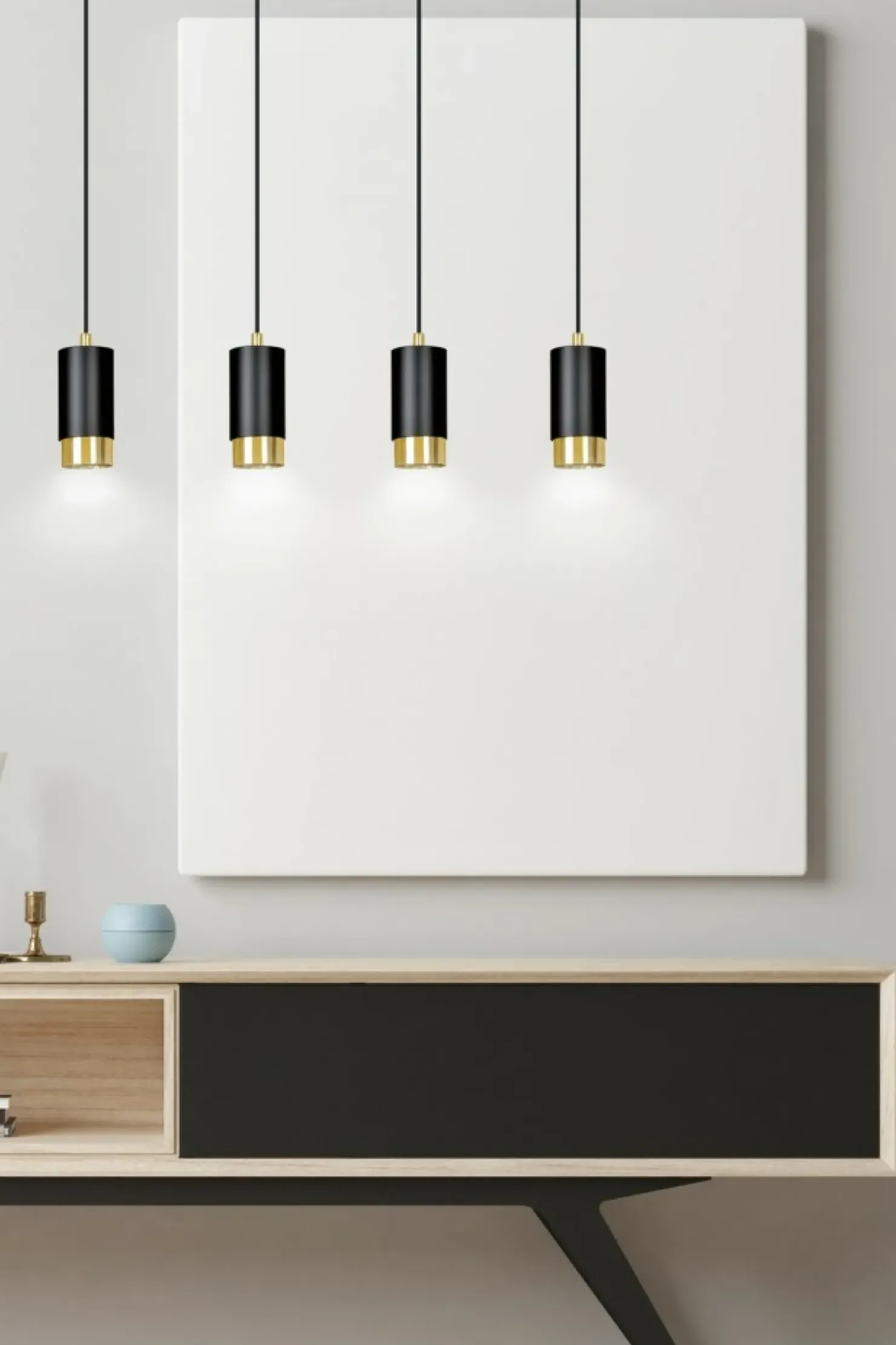 Flash Sale Sklep Kaja Lampa wisząca typu listwa z czterema spotami 817/4 | Kaja Oświetlenie