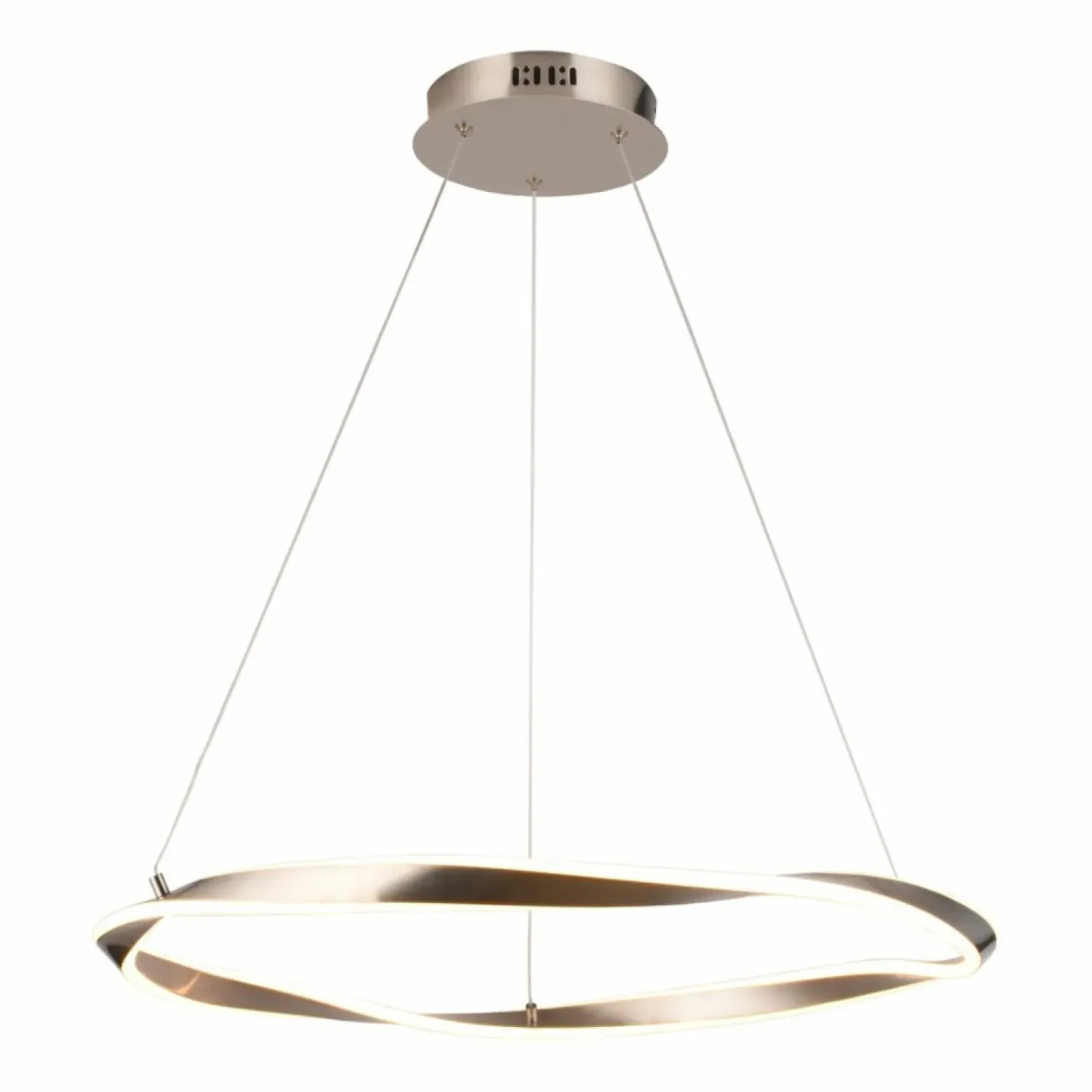 Best Sale Sklep Kaja Lampa wisząca w formie zawiniętej obręczy MD9190-1M-3NT GIRONA | Kaja
