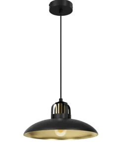Best Sale Sklep Kaja Lampa wisząca w kolorze czerni i złota MLP8906 z serii FELIX | Kaja Oświetlenie