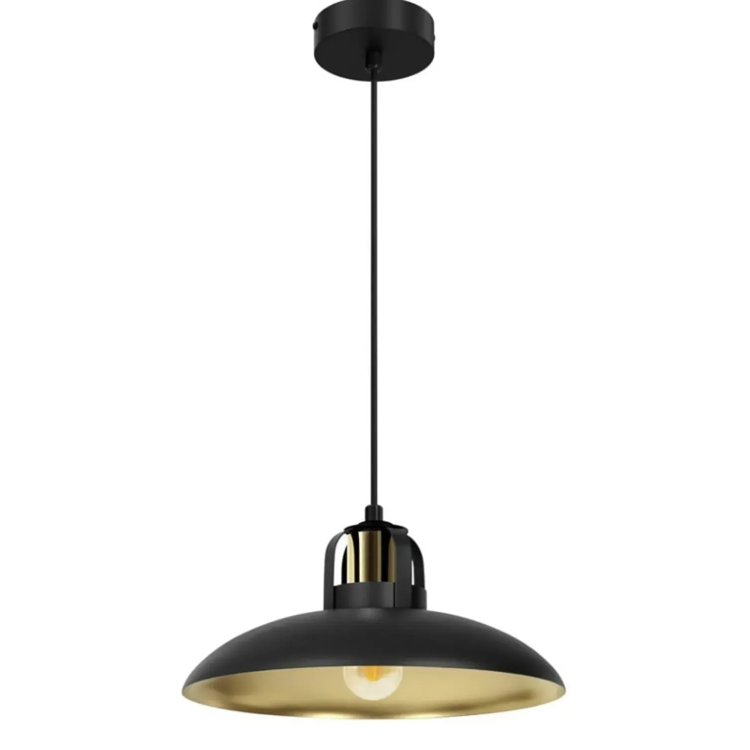 Best Sale Sklep Kaja Lampa wisząca w kolorze czerni i złota MLP8906 z serii FELIX | Kaja Oświetlenie