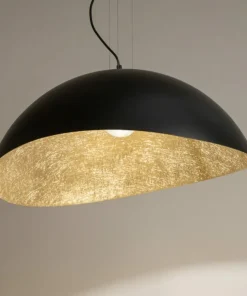Outlet Sklep Kaja Lampa wisząca w kolorze czerni i złota SIG 40601 z serii SOLARIS