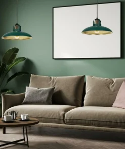 Best Sklep Kaja Lampa wisząca w kolorze eleganckiej zieleni MLP7709 z serii FELIX | Kaja Oświetl