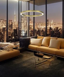 Best Sale Sklep Kaja Lampa wisząca w kolorze matowego złota ML8421 z serii GALAXIA | Kaja Oświetlenie