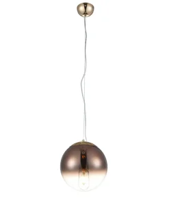 Cheap Sklep Kaja Lampa wisząca w kolorze miedzi klosz kula AZ3108 IRIS | Kaja miedziany