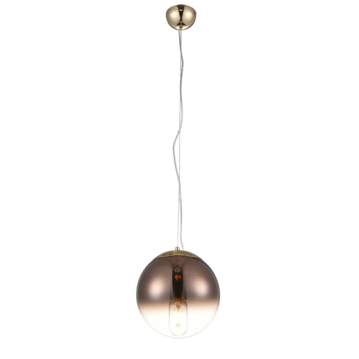 Cheap Sklep Kaja Lampa wisząca w kolorze miedzi klosz kula AZ3108 IRIS | Kaja miedziany