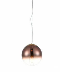 Cheap Sklep Kaja Lampa wisząca w kolorze miedzi klosz kula AZ3108 IRIS | Kaja miedziany
