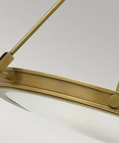 Lampa wisząca w kolorze starego mosiądzu HK-COLLIER-P z serii COLLIER*Sklep Kaja Cheap