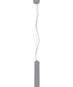 Store Sklep Kaja Lampa wisząca w kształcie wąskiej tuby K-4427 MILE GRAY | Kaja szary