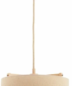 Best Sale Sklep Kaja Lampa wisząca w stylu boho, sznur, drewno, juta AL 61107 z serii LOLA | Kaja Ośw