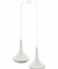 Clearance Sklep Kaja Lampa wisząca w stylu boho, pleciony abażur ANT 5176 MAHAKA | Kaja