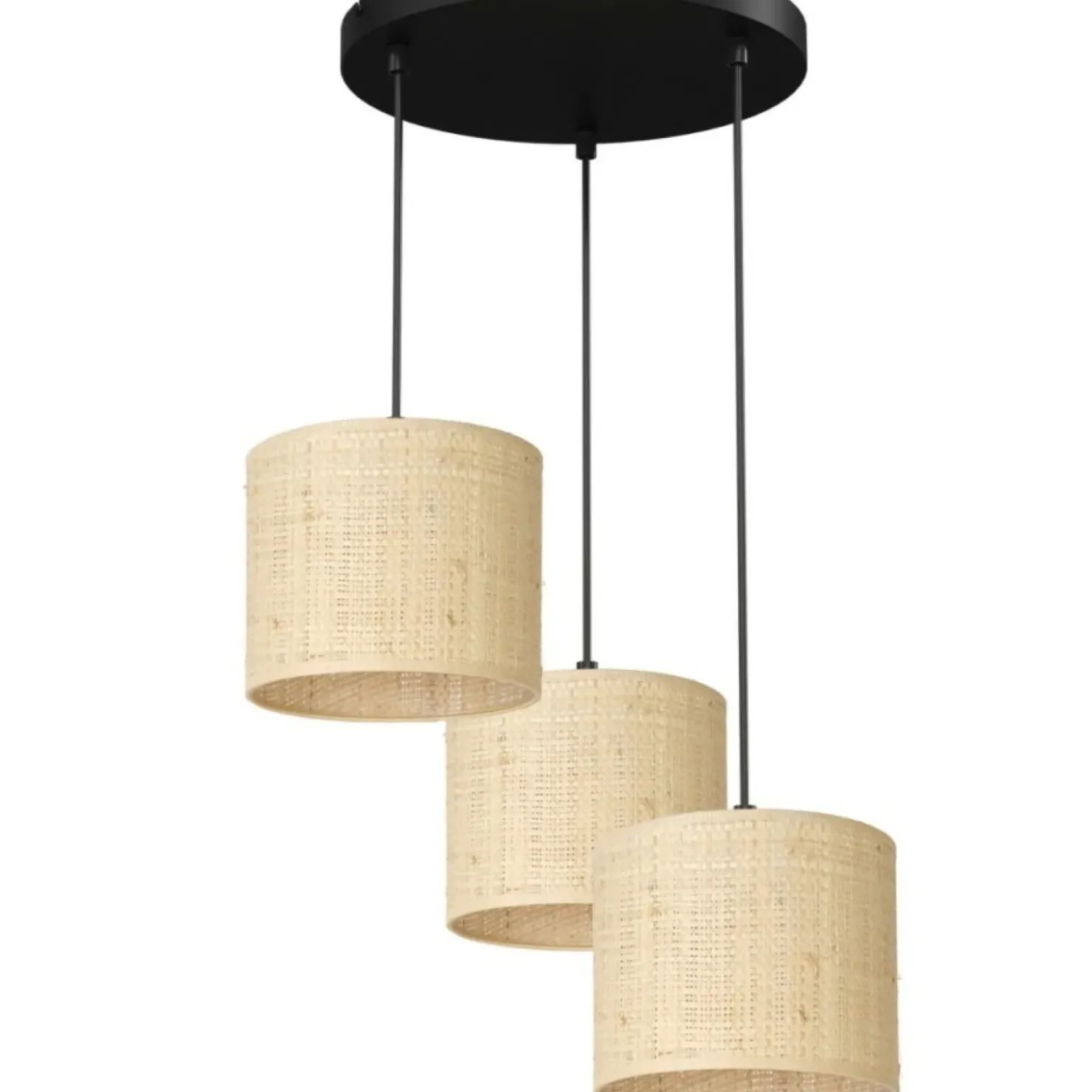 Lampa wisząca w stylu boho, do salonu LX 5282 z serii RATTAN | Kaja*Sklep Kaja Best