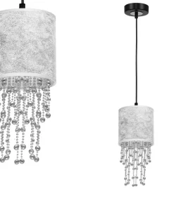 Lampa wisząca w stylu glamour, z kryształami MLP6434 z serii ALMERIA | Kaja Oświ*Sklep Kaja Fashion