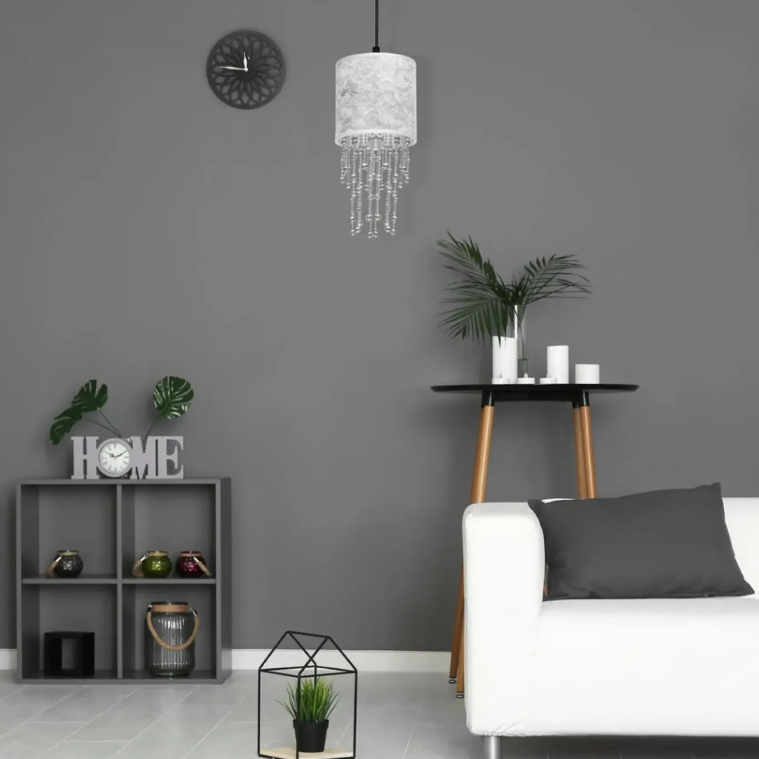 Lampa wisząca w stylu glamour, z kryształami MLP6434 z serii ALMERIA | Kaja Oświ*Sklep Kaja Fashion
