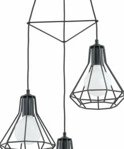 Hot Sklep Kaja Lampa wisząca w stylu loftowym, druciane klosze AL 62134 KORD | Kaja