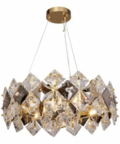 Flash Sale Sklep Kaja Lampa wisząca w stylu nowoczesnego glamour 9864-500 TIARA | Kaja