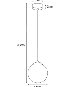 Shop Sklep Kaja Lampa wisząca w złotym kolorze z białym kloszem K-5420 z serii REA