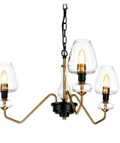 Lampa wisząca, żyrandol na łańcuchu DL-ARMAND3-AB z serii ARMAND*Sklep Kaja Clearance