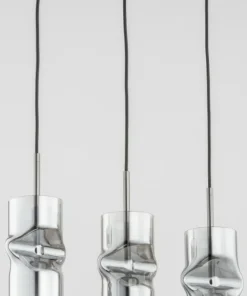Clearance Sklep Kaja Lampa wisząca z 3 kloszami z formowanego szkła AL 61018 | Kaja